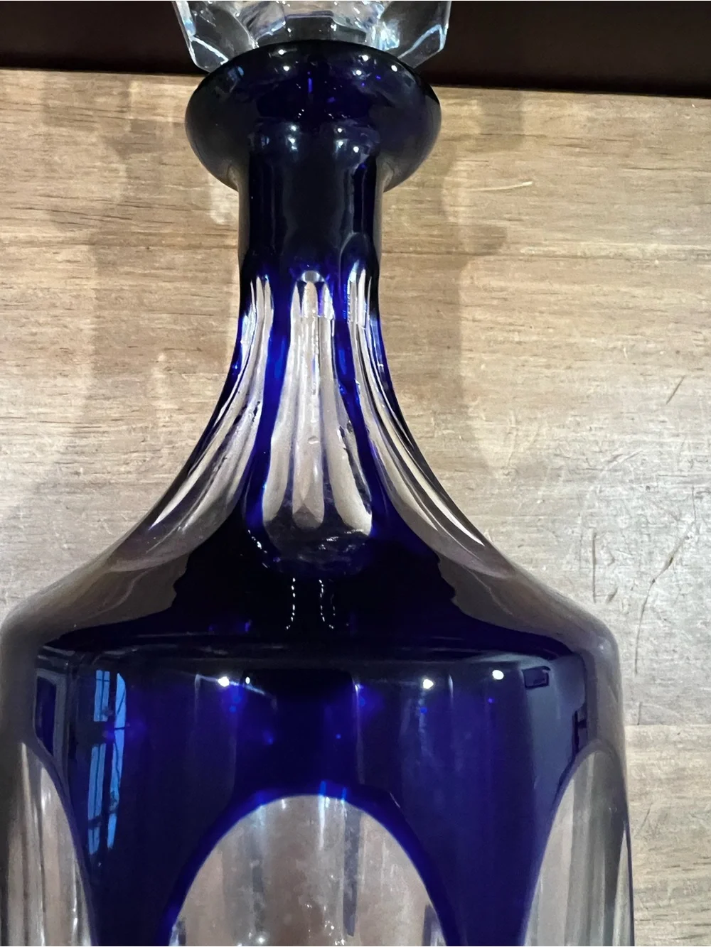 Natchmann Crystal Decanter.Rare find!